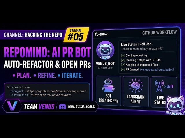 TeamVenus - HackingTheRepo-Website Discord Stream #05 (17-08-2026)