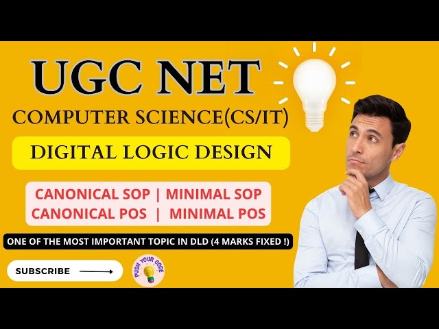 Canonical SOP | Canonical POS | DLD | Concept & Examples | UGC NET | PSUs