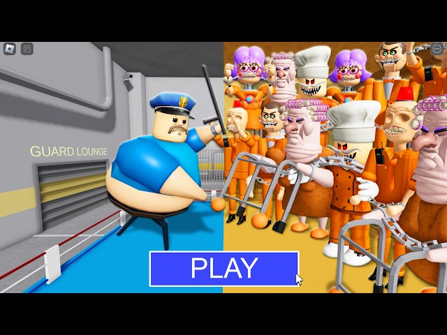 1 BARRY Vs 1000 PRISONERS in BARRY'S PRISON RUN! New Scary Obby (#Roblox)