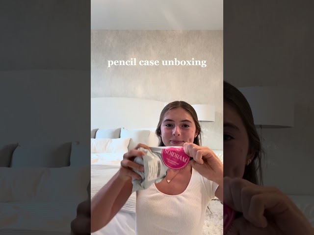 back to school pencil case amazon unboxing haul #trending #aesthetic