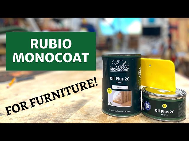 How to Apply Rubio Monocoat to Furniture