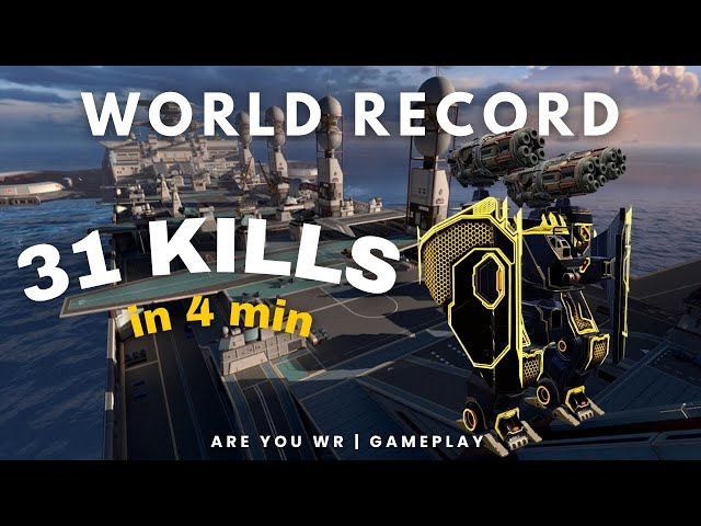 31 KILLS In 4 Min WORLD RECORD in War Robots [WR] | Are You | #warrobots