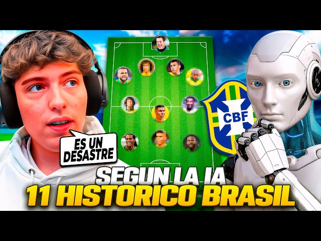 DAVOO XENEIZE REACCIONA AL MEJOR 11 HISTORICO DE BRASIL SEGUN LA IA (INTELIGENCIA ARTIFICIAL)
