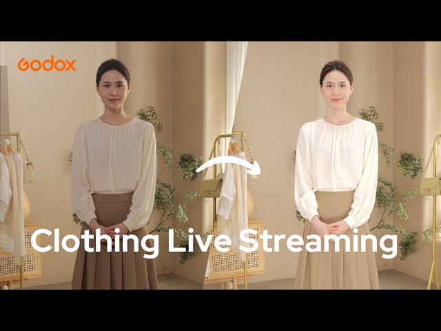 Lighting Solution for Clothing Live Streaming
