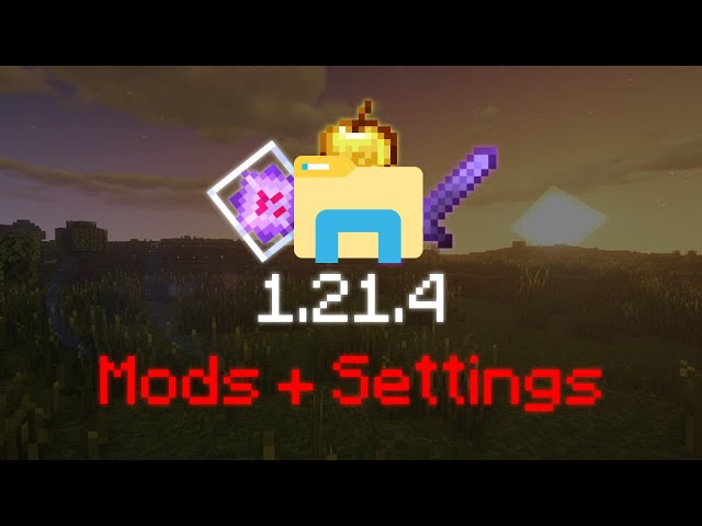Best Crystal PvP Mods Folder + Settings (1.21.4)