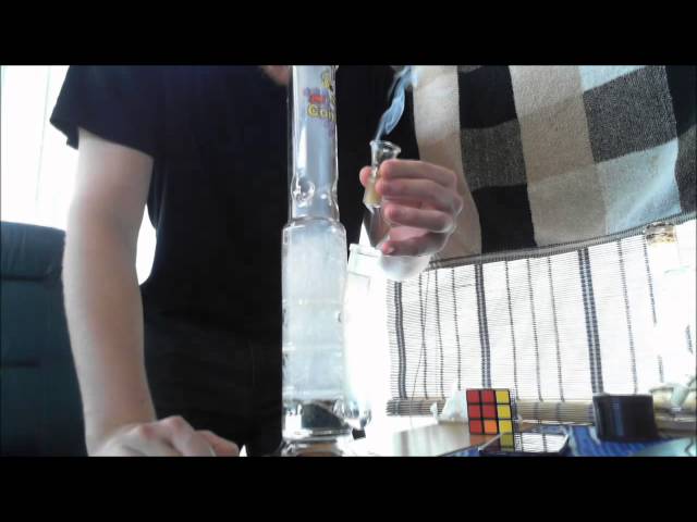 Black Leaf HoneyComb Multi-Level Bong hit.
