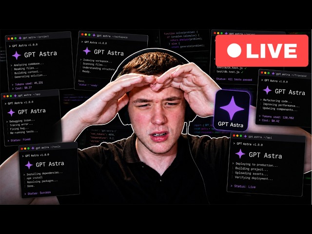 GPT Astra Vibe Coding a $1M SaaS LIVE | Day 35