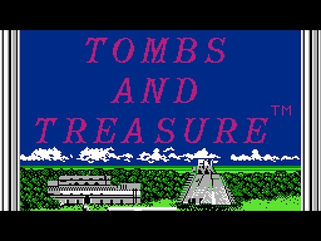 Tombs and Treasure (NES) Gameplay 240p | No Commentary - Infocom, Jun 1991 (Original Hardware)