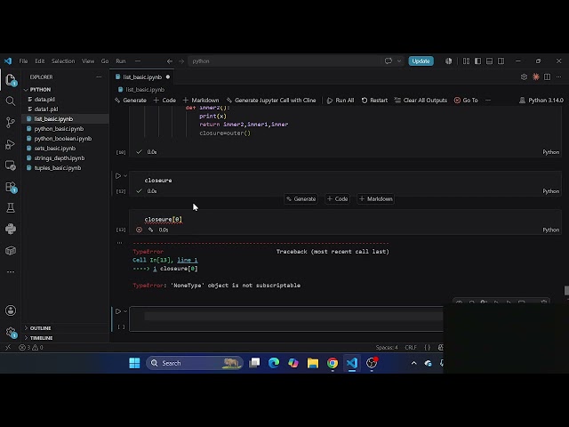 Python closure