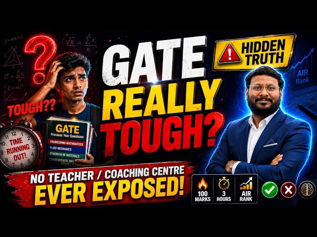 Is GATE Really Tough? | The Hidden Truth No One Talks About | The KP Sir