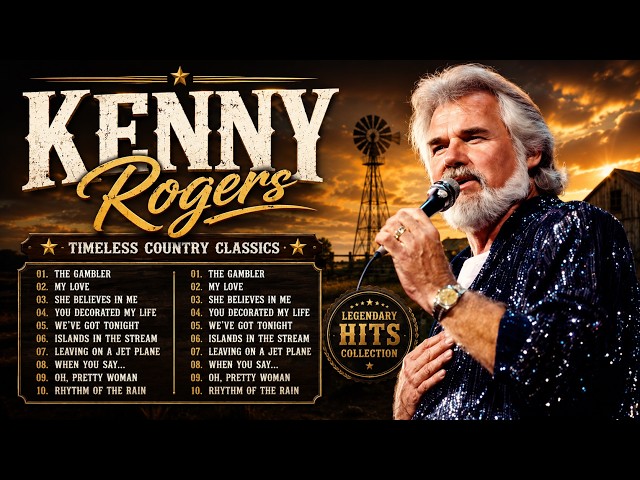 Greatest Hits Kenny Rogers Of All Time 🌵 Best Classic Country Songs Collection 🍂Coward Of The County