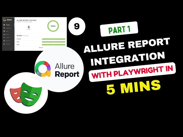 #playwright - 9 | Playwright Allure Report in 5 Minutes | Quick Setup Guide | Part - 1 |