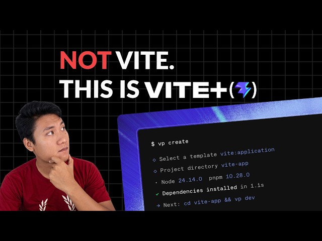 I Replaced ESLint, Prettier & Vite with ONE Tool Vite+