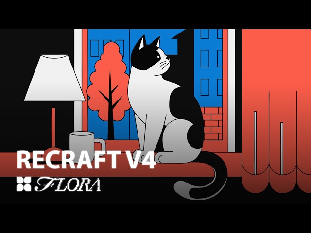 New Model Tutorial: Recraft V4 & Recraft V4 Vector | FLORA AI