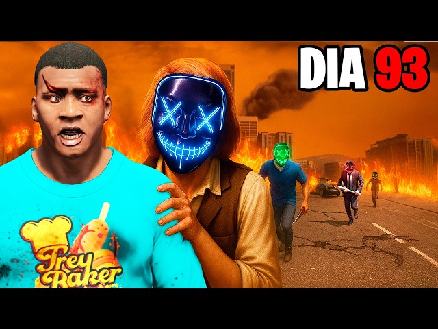 SOBREVIVÍ 100 DÍAS a la PURGA en GTA 5