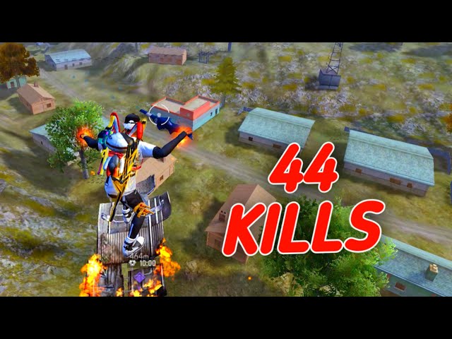 BADEST GRANDMASTER SQUAD || 44 KILLS 🔥 || WIPED OUT ENTIRE GRANDMASTER PRO LOBBY 🤯 !!!