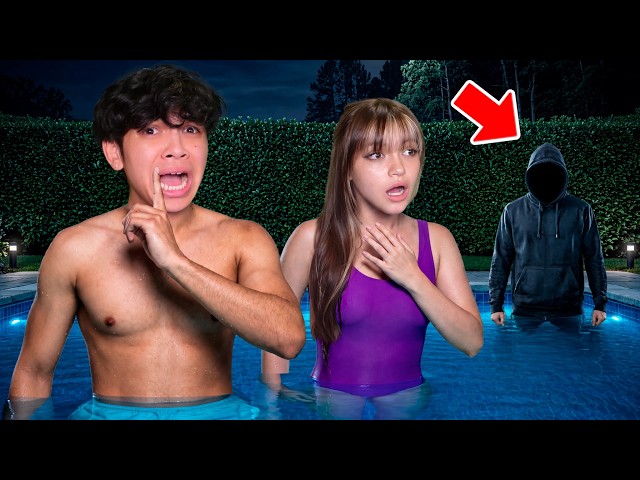 WE SNUCK OUT AT 3AM TO GO SWIMMING..