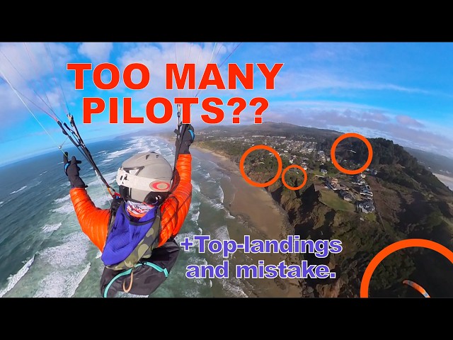 Too many pilots? A few Top Landings, and a MISTAKE #cloudcruiser #paragliding