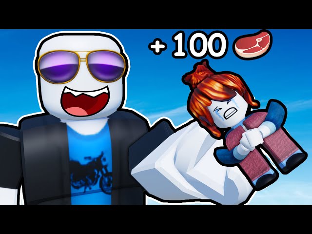 Eating THOUSANDS of HUMANS in Roblox...