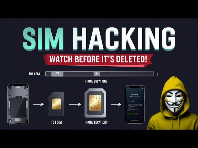 How Hackers Clone Your SIM Card | Sim Swapping Methods & Tools Explained #SimCardCloning #StaySafe