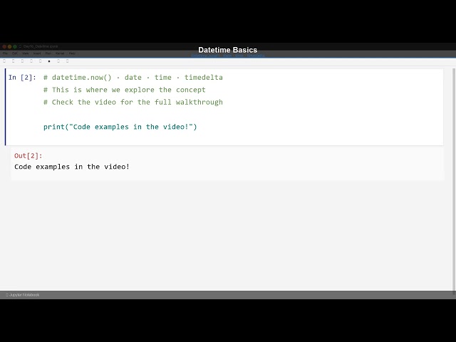 Day 16 — Python DateTime | 30 Days Of Python 🐍