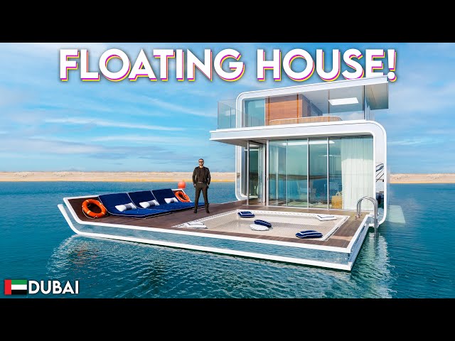 Touring a $4,700,000 Floating House with an UNDERWATER BEDROOM!