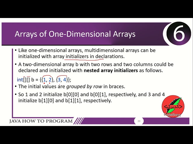 Java Basic 31 Multidimensional Arrays