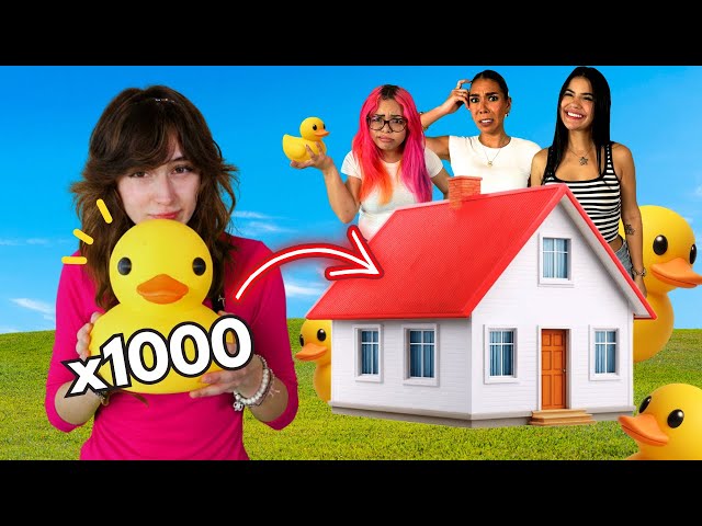 I HID 1000 DUCKS ALL OVER THE HOUSE | Liza Baez #projectmagenta