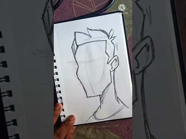 Easiest way to draw cartoon characters#sketch#sketchbook#shorts