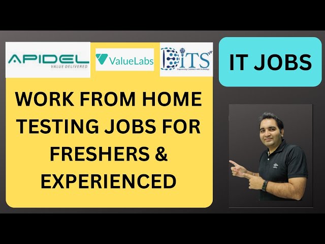 WFH Testing Jobs | Manual Testing| QA Jobs| Rd Automation Learning