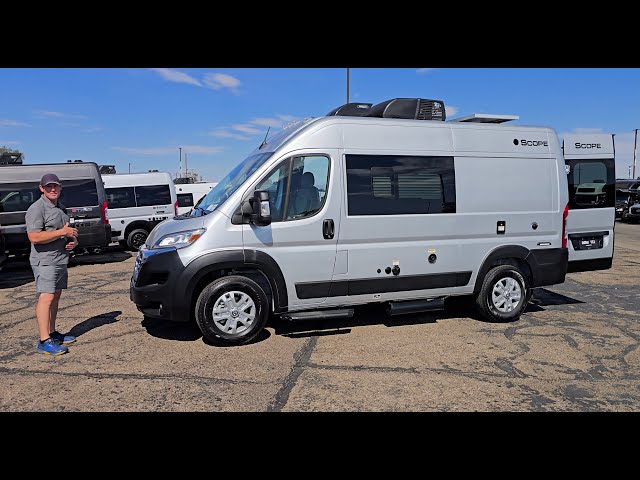 Perfect Starter Camper Van? 2026 Thor Scope 18M Coastal Cream Interior!  Ram 1500XT Gas chassis