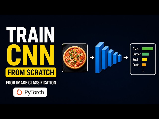 How to Build a Food Image Classification Model with CNN & PyTorch | Deep Learning Project