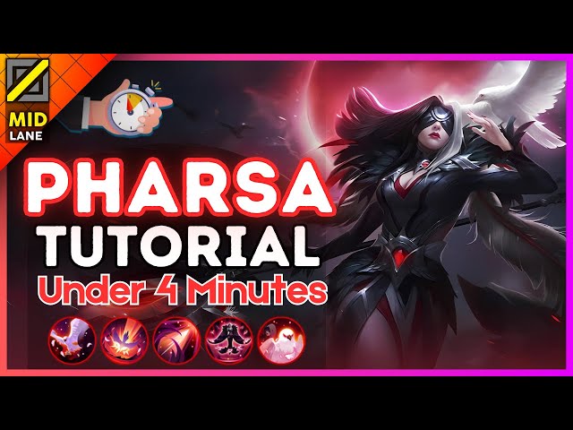 4-Minute Pharsa Tutorial in Mid Lane || (MLBB S35) 2024