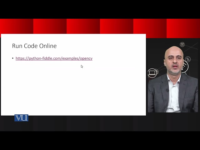Computer Vision OpenCV Running Code in Python | Internet of Things (IoT) | CS514_Topic130