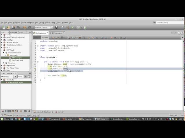 Java: Queue, Deque interface