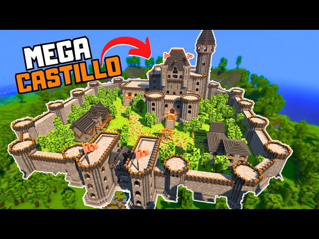 Cómo CONSTRUIR un MEGA Castillo Medieval en Minecraft • Tutorial