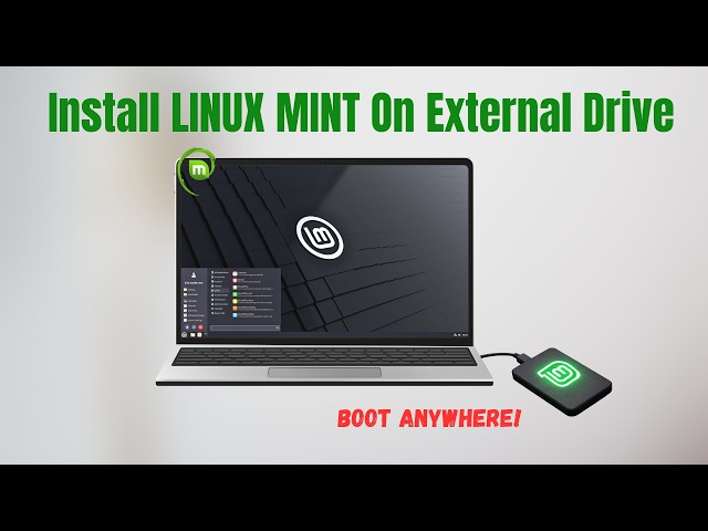 How to Install Linux Mint on External SSD - EASIEST Method for Beginners