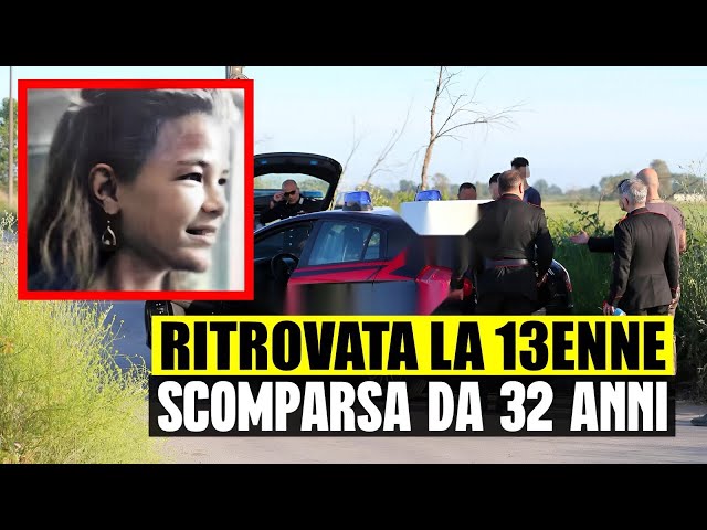 ULTIM’ORA RITROVATA LA 13ENNE SCOMPARSA DA 32 ANNI: STA BENE. L’INCREDIBILE NOTIZIA 