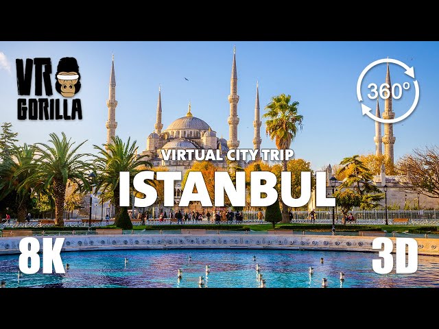 Istanbul, Turkey Guided Tour in 360 VR (Teaser)- Virtual City Trip - 8K Stereoscopic 360 Video