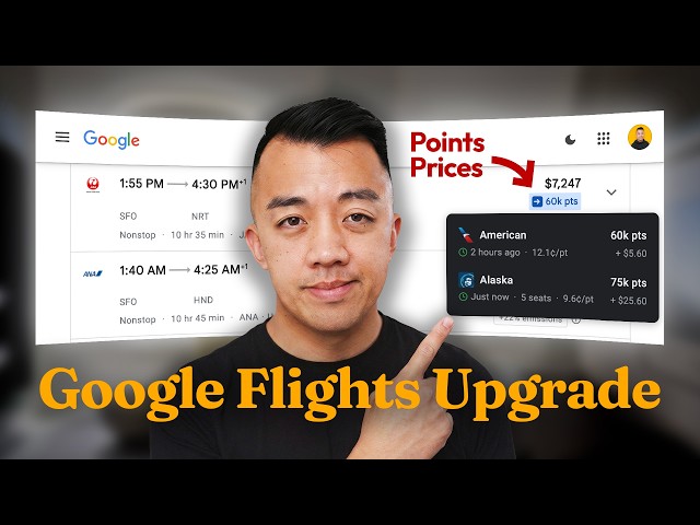 You Can See Points Prices Inside Google Flights