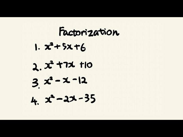 How To Factorize Quadratic Equations? Basic Math Explained