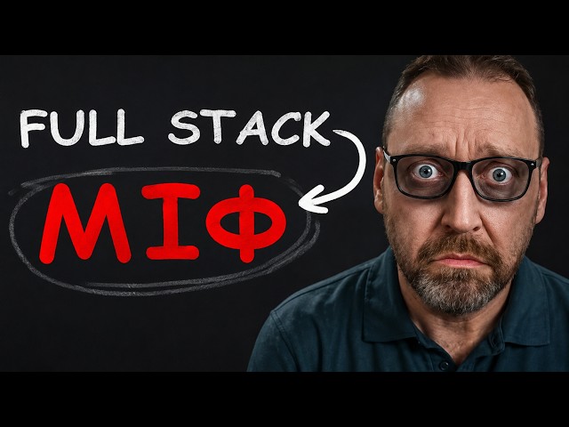 Fullstack is a MYTH! Why you CAN'T know back and front end equally well