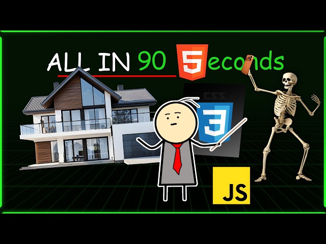 The 3 Pillars of Every Website in 90 Seconds HTML, CSS & JavaScript