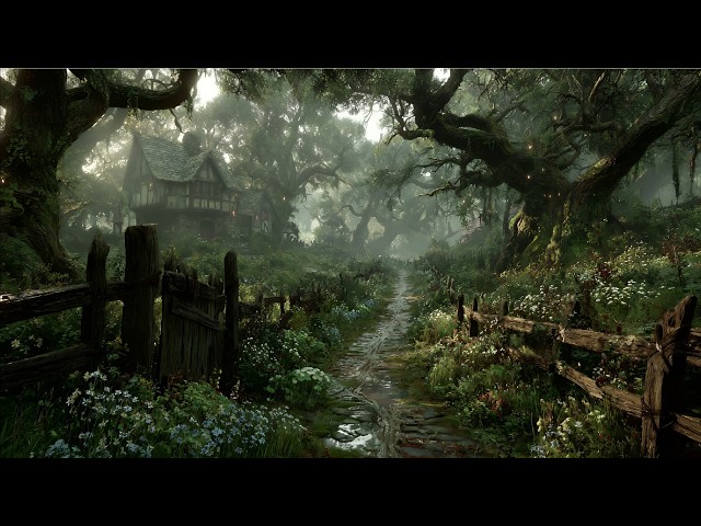The Enchanted Forest Trail – Peaceful Medieval Music & Misty Woodland Ambience