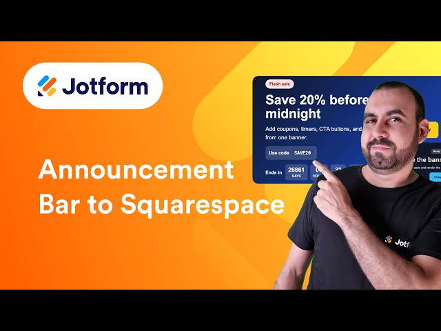 How to Set Up Announcement Bar in Squarespace (Tutorial)