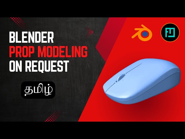Blender Modeling Mouse Tamil |#friendlymentor | #blendertamil
