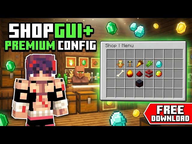 FREE Premium ShopGUI+ Config (1.21.11) | Download & Install Guide