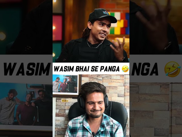 wasim bhai se panga 🤣 #round2hell #r2h #thugesh #wasim #zaynsaifi #nazimahmed