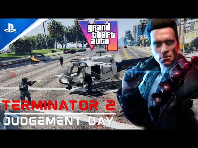 Terminator Invades GTA 6 – Judgement Day in Vice City! #gta6