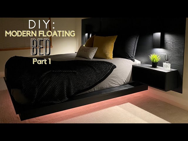 DIY: How To Build A Modern Floating Bed -Part 1